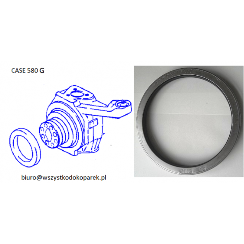 Uszczelniacz 155x176x16