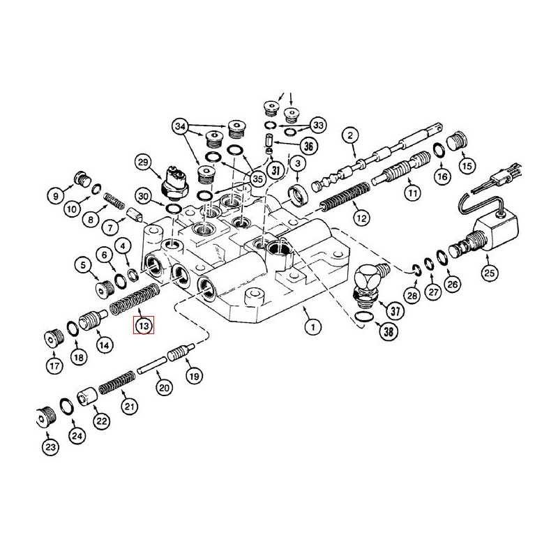 1343532C1 Sprężyna CASE 580