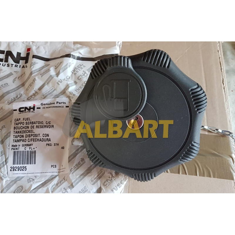 2929025 Korek zbiornika paliwa CASE WX 145 165 185 210 240