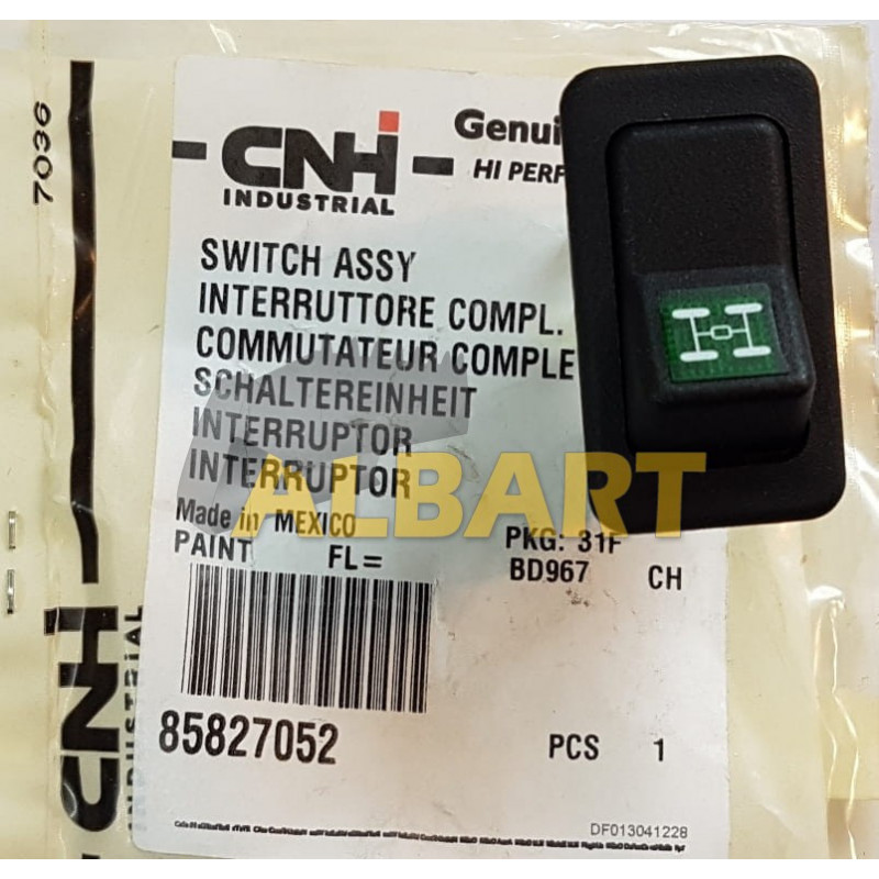 85827052 Włącznik 4x4 CASE 580 695 SR New Holland Lb 115 110