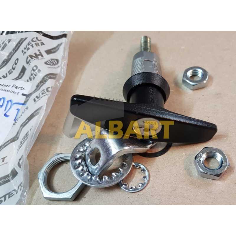 87574189 Klamka schowka zbiornika hydraulicznego CASE 580 695 SR New Holland Lb 110 115