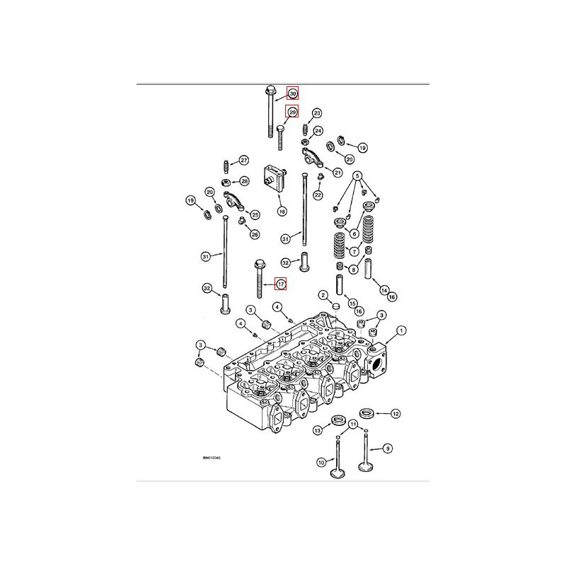 J920779 Śruba głowicy CASE 580