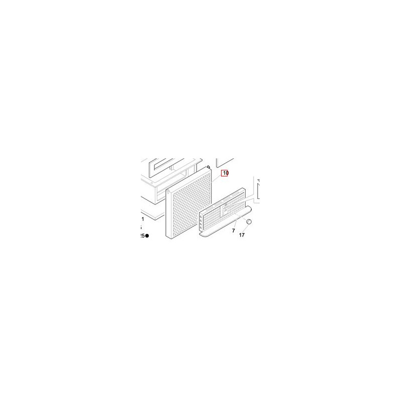 87314367 Filtr kabinowy CASE 580 SR